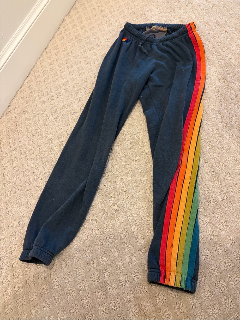 Aviator Nation 5 Stripe Sweatpants - Navy